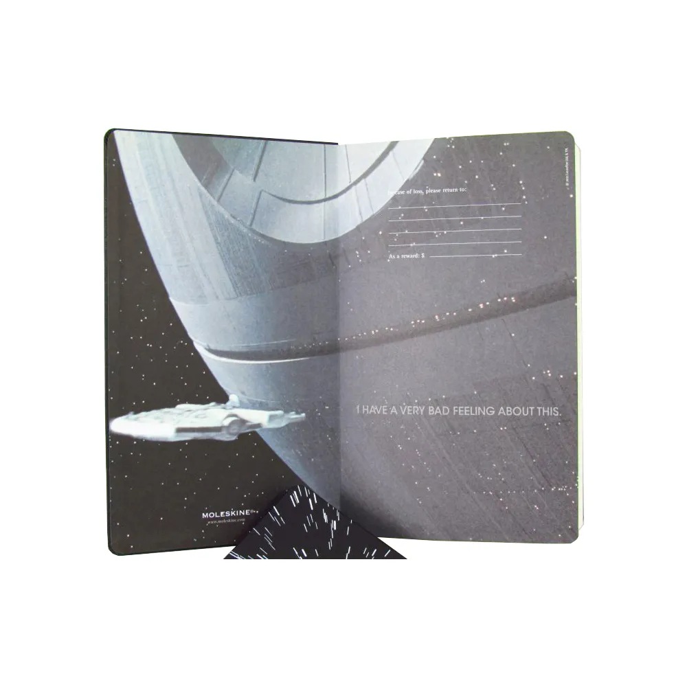 Moleskine x Star Wars Limited Edition Notebook 192 Pages “The Dark Side” Black