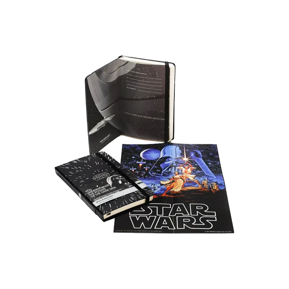 Moleskine x Star Wars Limited Edition Notebook 192 Pages “The Dark Side” Black