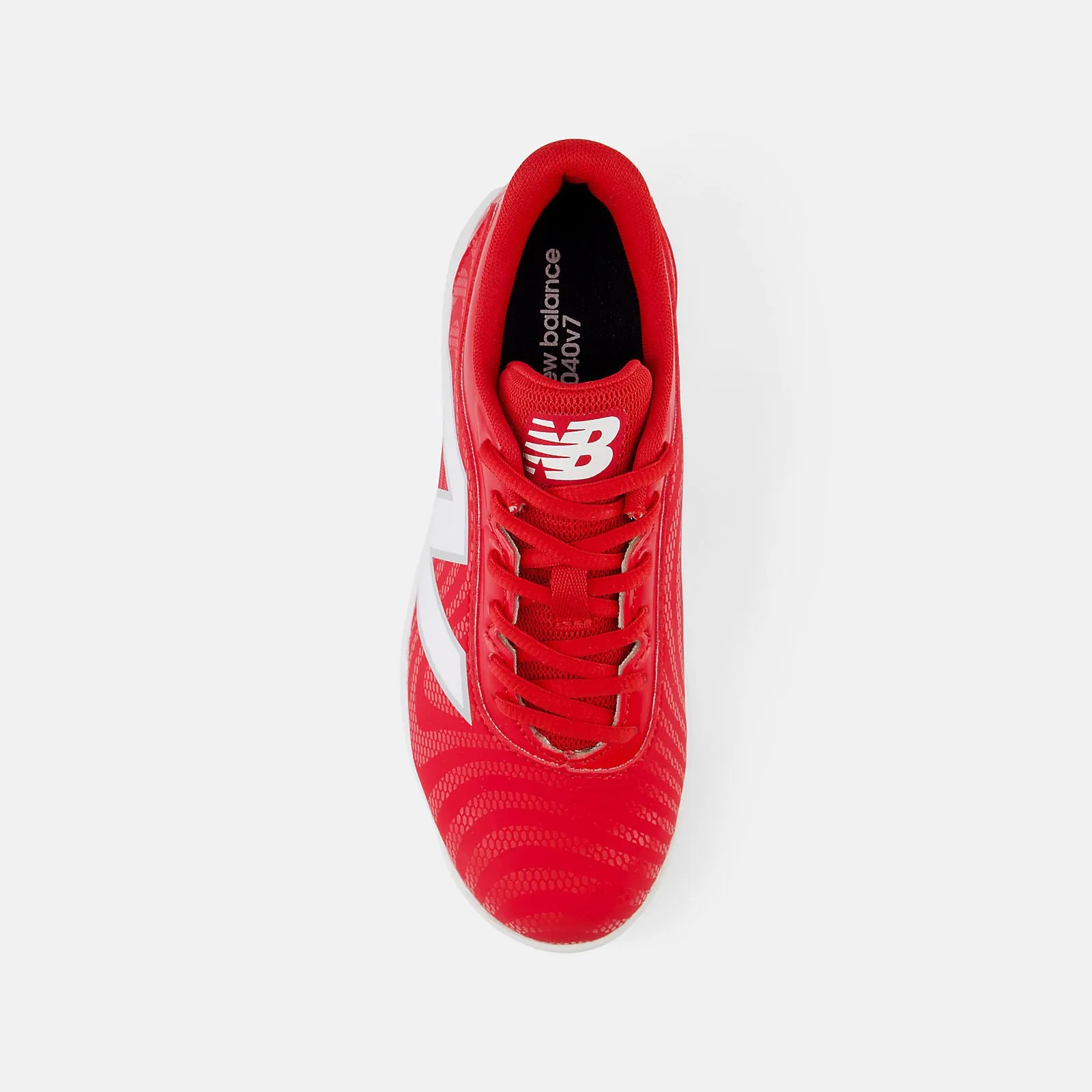 New Balance 4040v7 Youth Rubber-Molded: Team Red