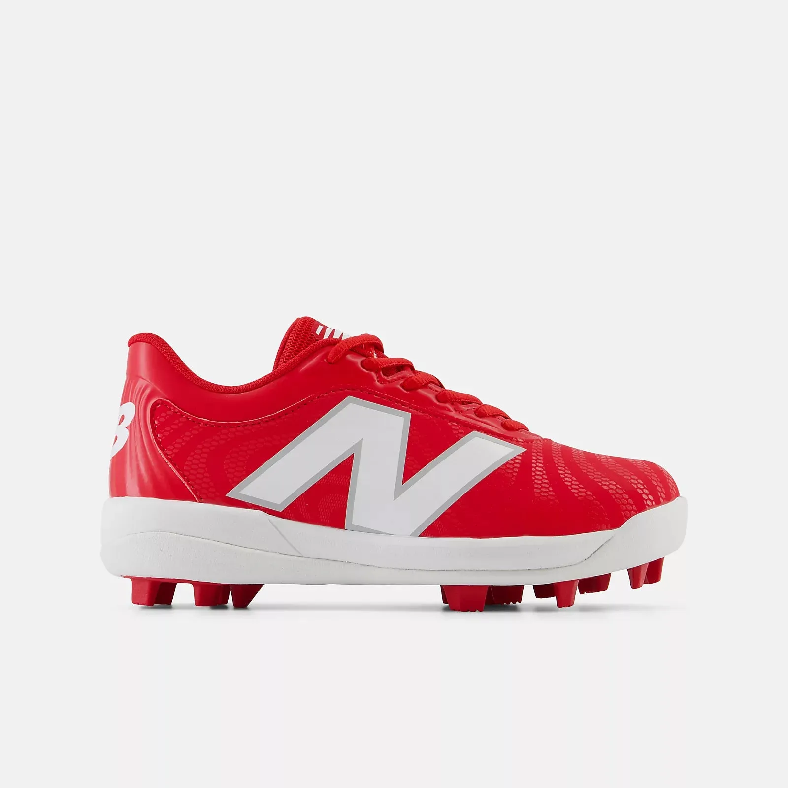 New Balance 4040v7 Youth Rubber-Molded: Team Red