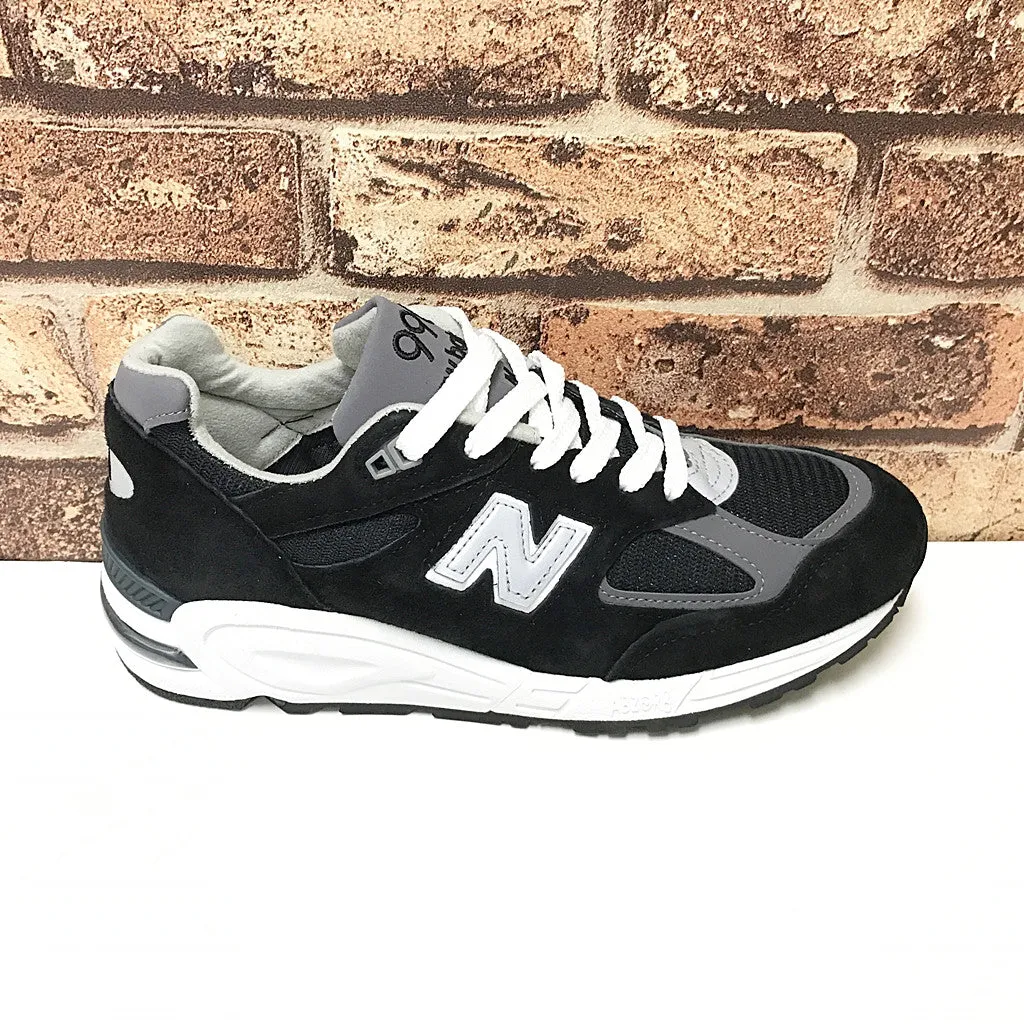 NEW BALANCE M990BK2 BLACK GREY WHITE MADE IN USA