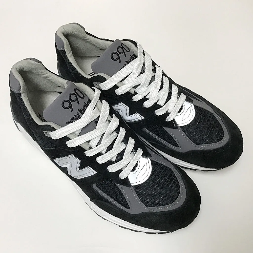 NEW BALANCE M990BK2 BLACK GREY WHITE MADE IN USA