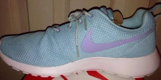 New nike rosherun wmns roshe glacier ice tiff blue womens 10.5 mens 9 air max