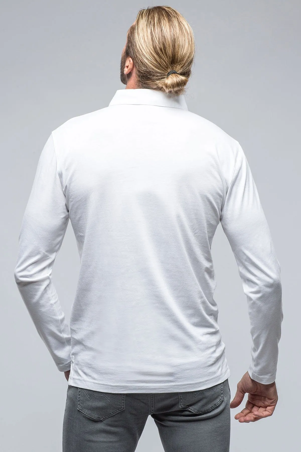 Newport Cotton Polo in White