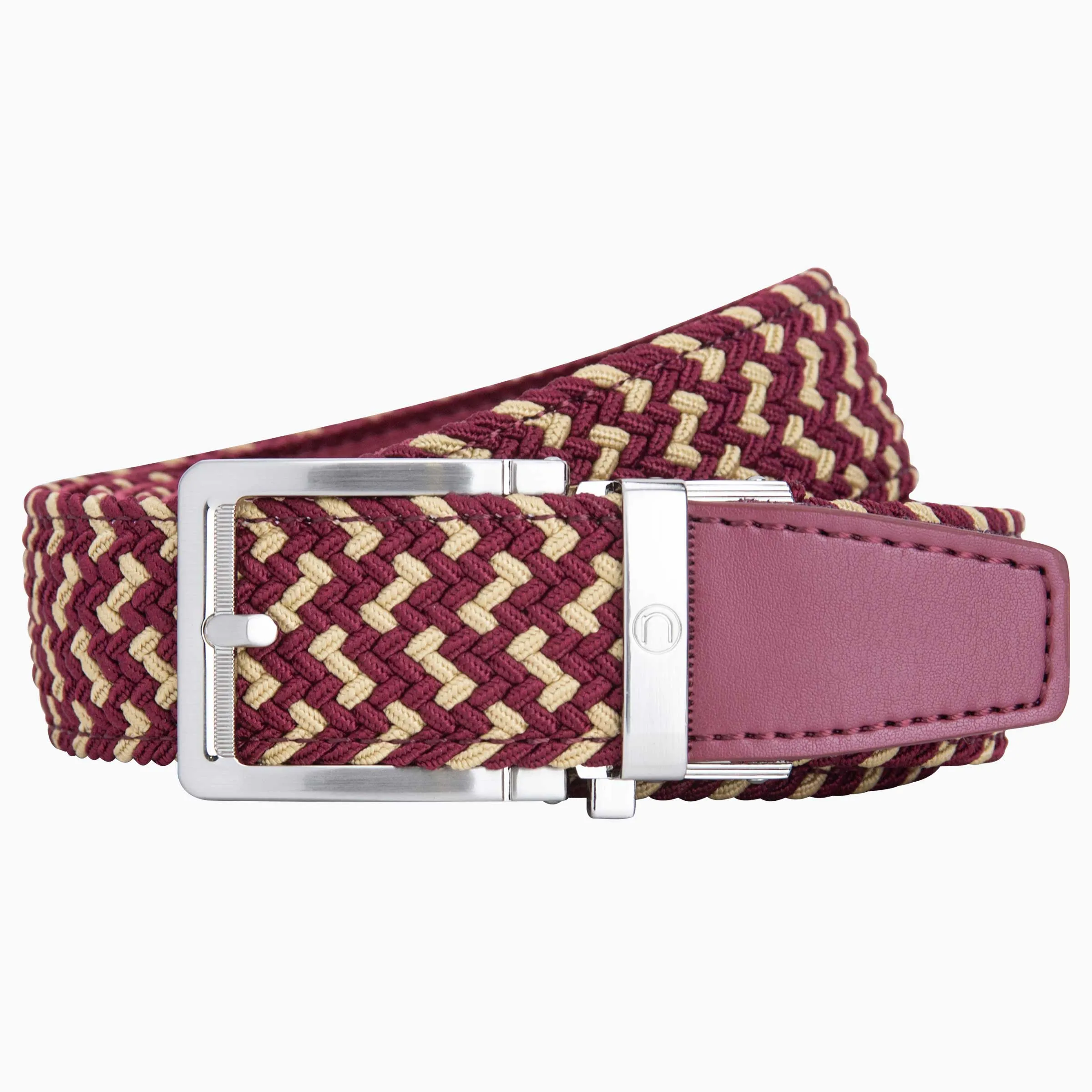 Nexbelt Braided Garnet & Gold Golf Belt 1.38 [35mm]