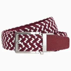 Nexbelt Braided Maroon Golf Belt 1.38 [35mm]