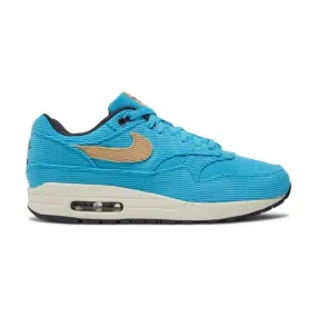 Nike air max 1 premium (corduroy baltic blue/ sesame/ gridiron/ sail) men us 8-13 fb8915-400