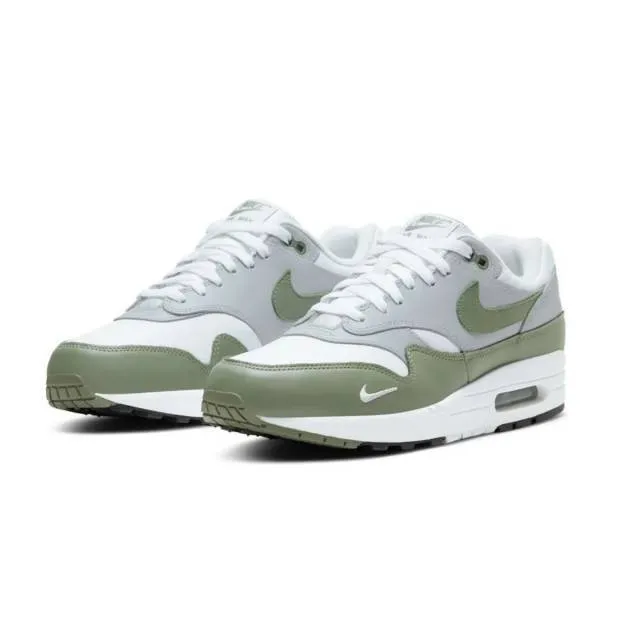 Nike air max 1 premium (spiral sage/ white green/ grey black) men us 8-13 db5074-100