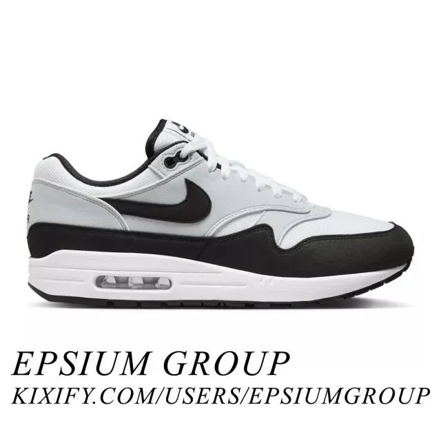 Nike air max 1 (white black/ white/ black/ pure platinum) men us 8-13 fd9082-107