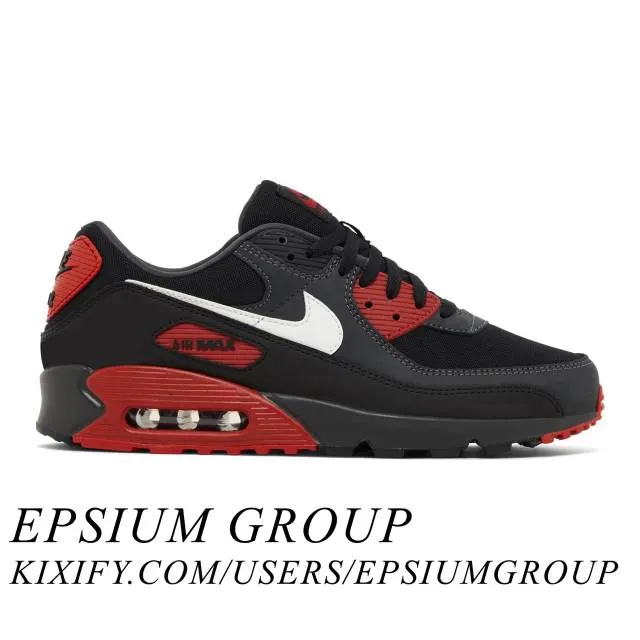 Nike air max 90 (anthracite mystic red/ anthracite/ summit white/ black/ mystic red) men us 8-13 fb9658-001