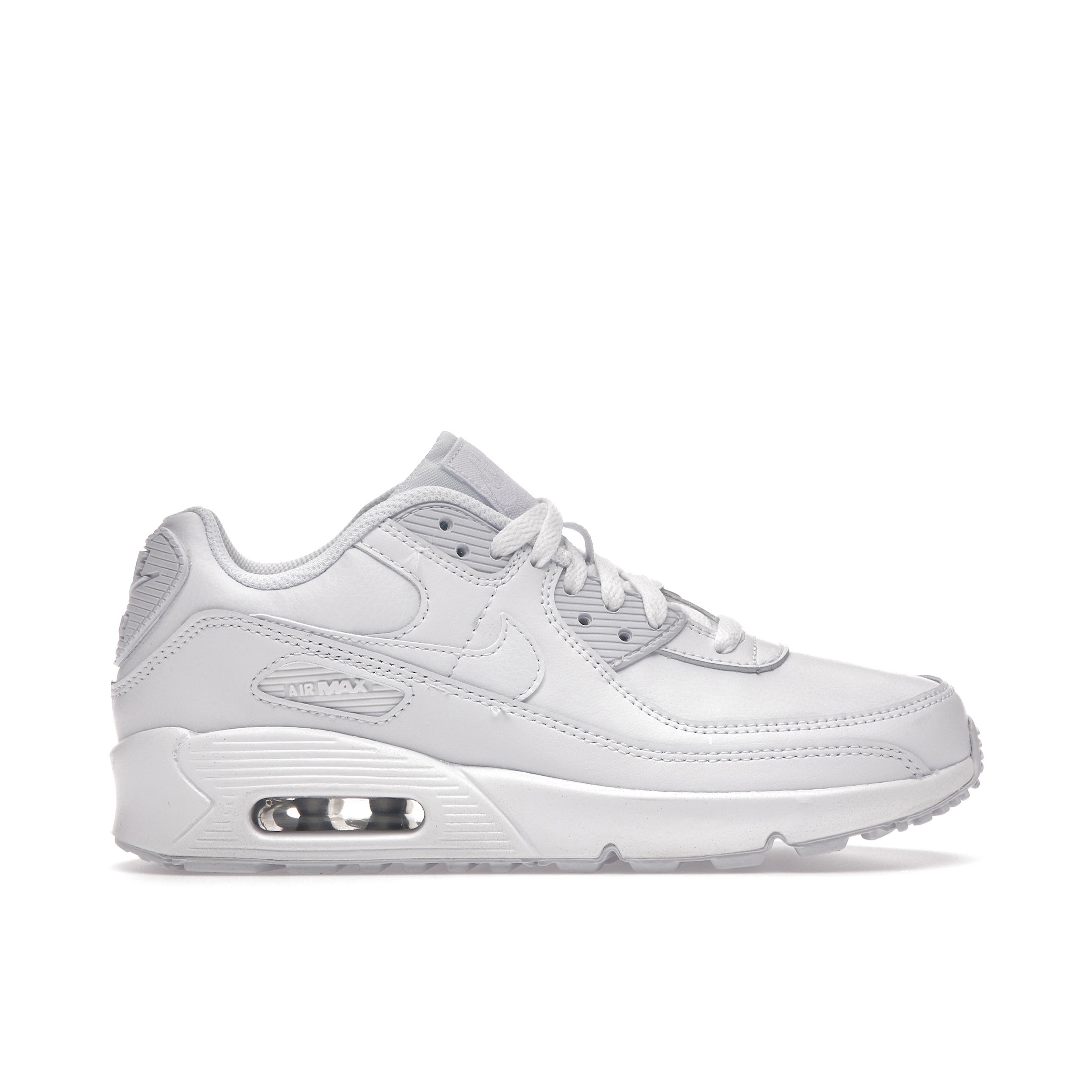 Nike Air Max 90 Recraft Triple White GS | CD6864-100 | Laced