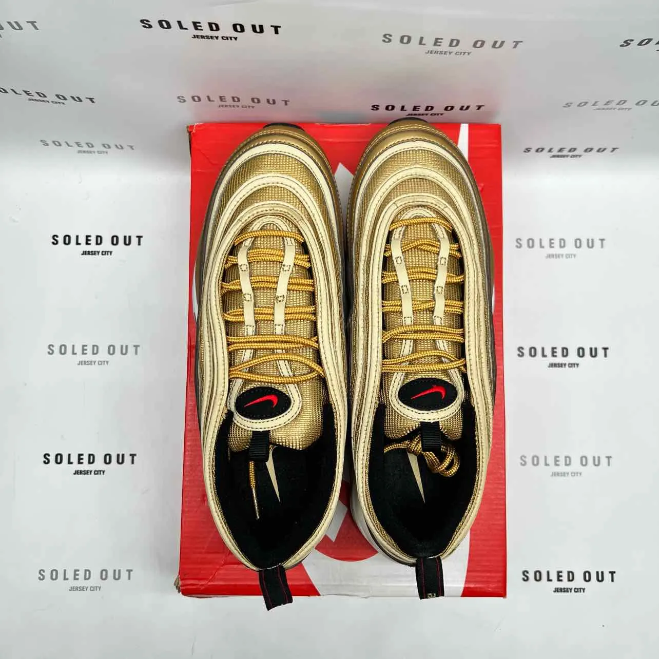 Nike Air Max 97 Metallic Gold 2017 New Size 10