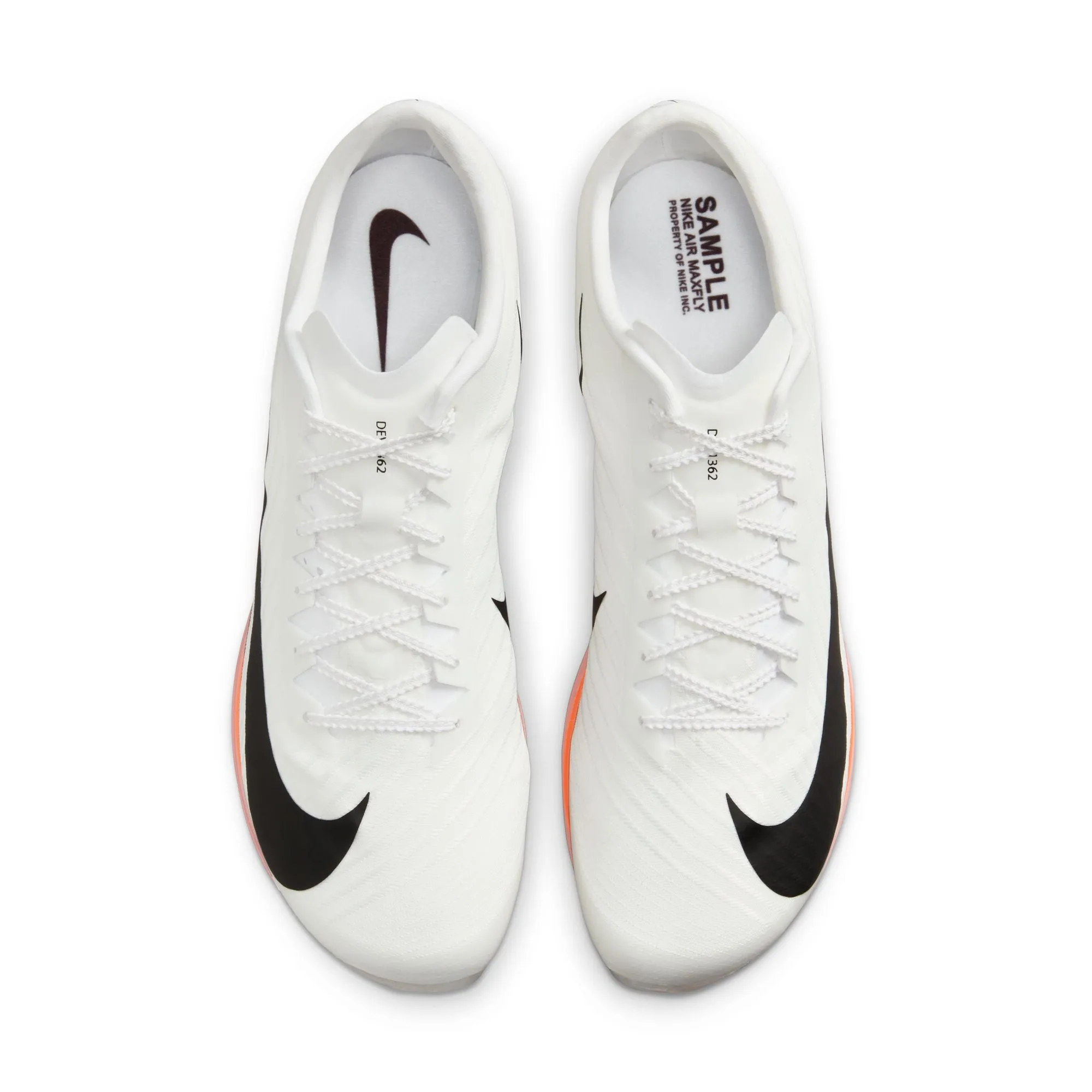 Nike Air Zoom Maxfly 2 Proto Running Spikes White / Black / Total Orange