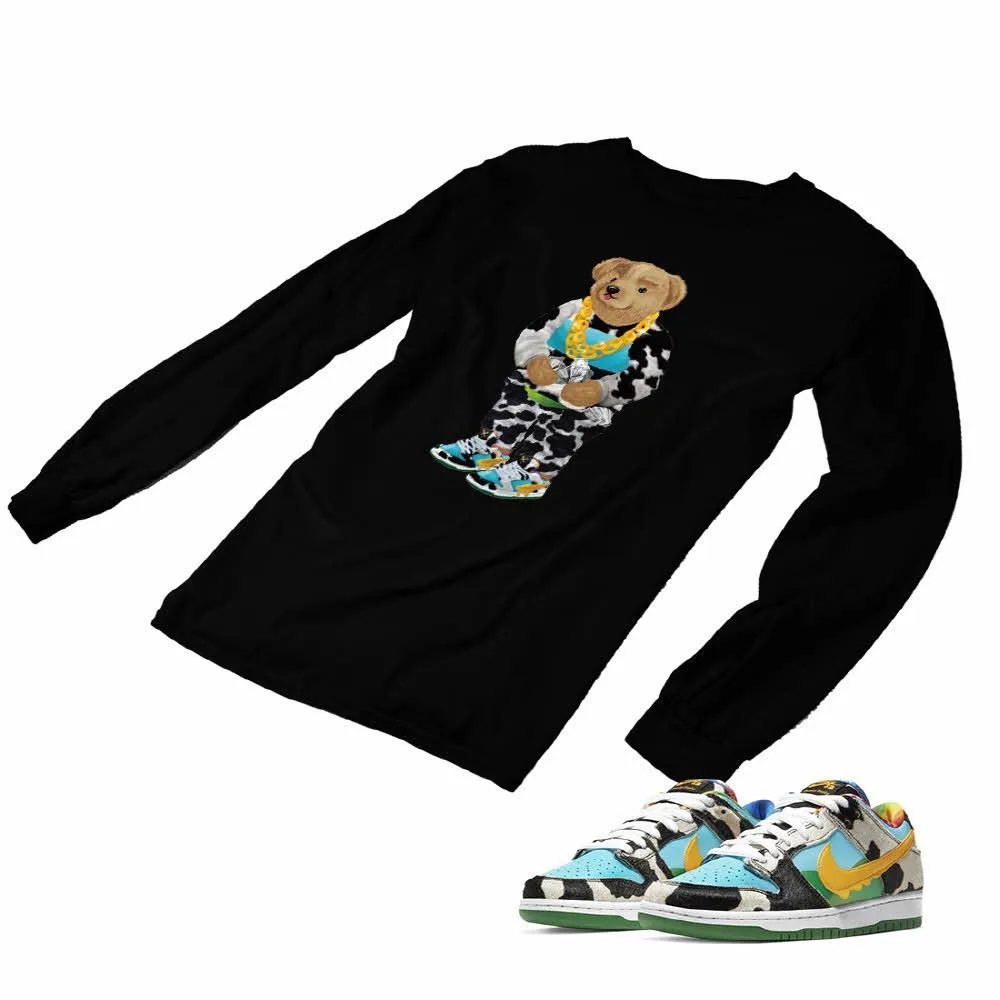 Nike Dunk Ben Jerry’s Matching Custom Designed Long Sleeve T shirt ND 1-2-19