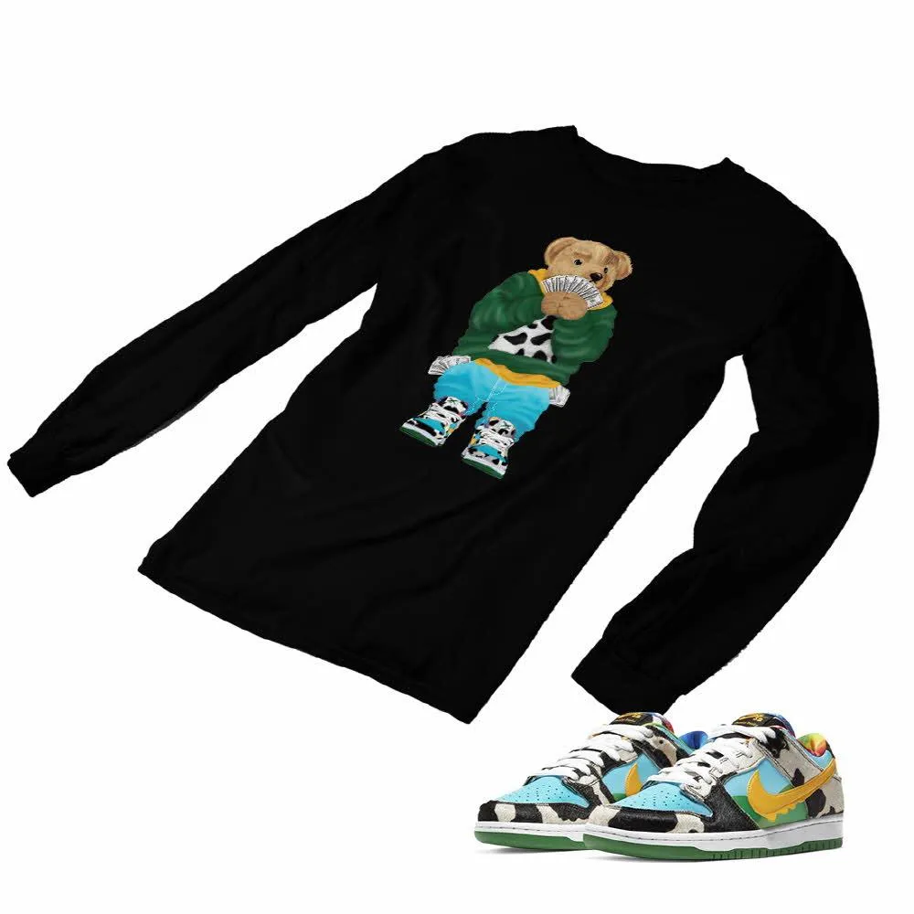 Nike Dunk Ben Jerry’s Matching Custom Designed Long Sleeve T shirt ND 1-2-22