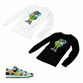 Nike Dunk Ben Jerry’s Matching Custom Designed Long Sleeve T shirt ND 1-2-5