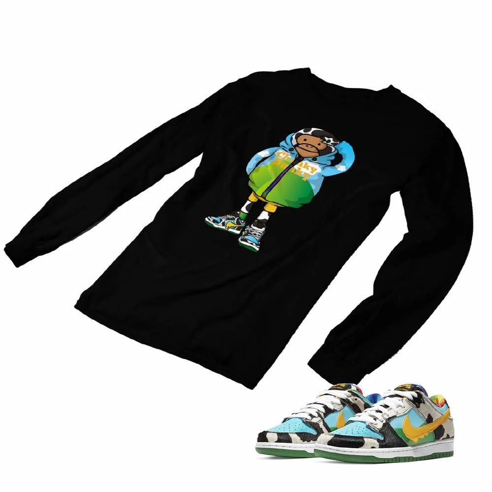 Nike Dunk Ben Jerry’s Matching Custom Designed Long Sleeve T shirt ND 1-2-5