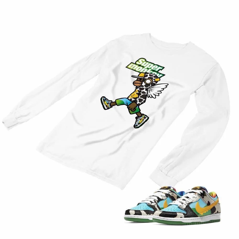 Nike Dunk Ben Jerry’s Matching Custom Designed Long Sleeve T shirt ND 1-2-9