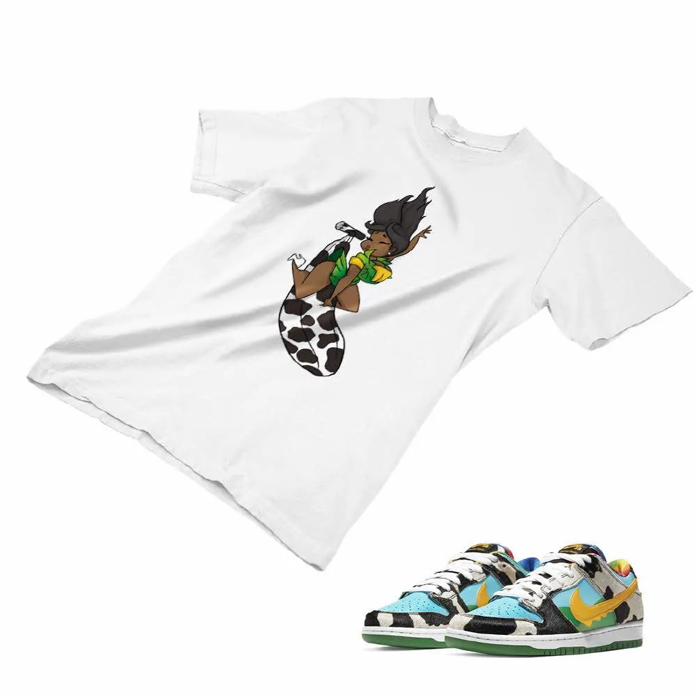 Nike Dunk Ben Jerry’s Matching Custom Designed T shirt ND 1-2-12