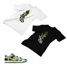 Nike Dunk Ben Jerry’s Matching Custom Designed T shirt ND 1-2-12