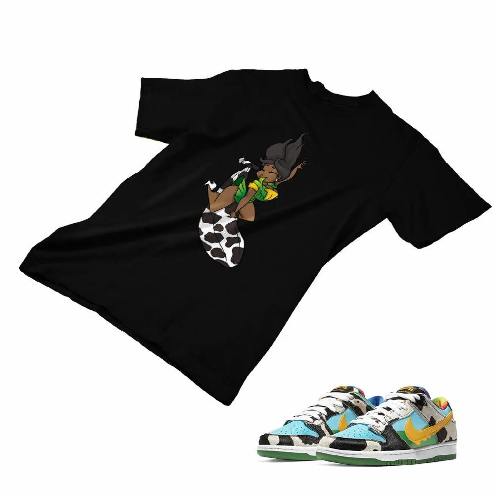 Nike Dunk Ben Jerry’s Matching Custom Designed T shirt ND 1-2-12