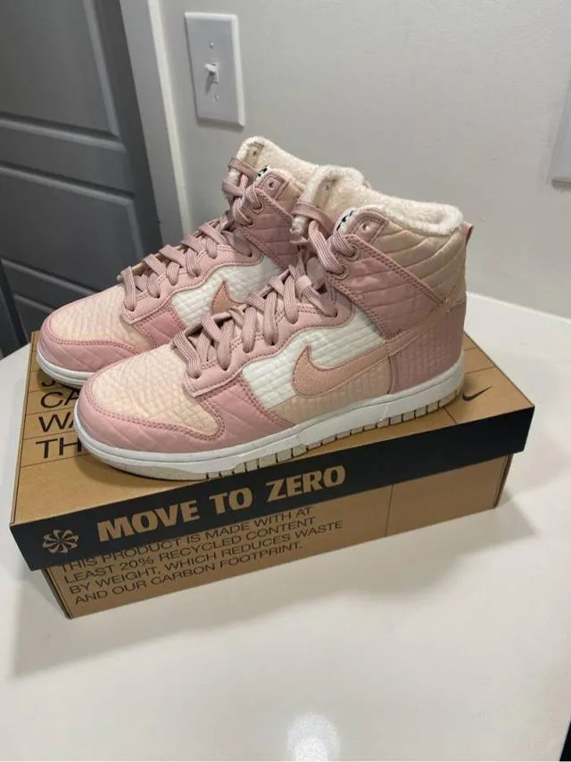 Nike Dunk High WMNS Next Nature Pink Oxford