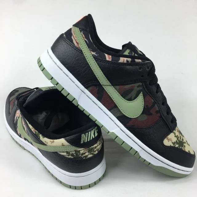 Nike dunk low black multi camo