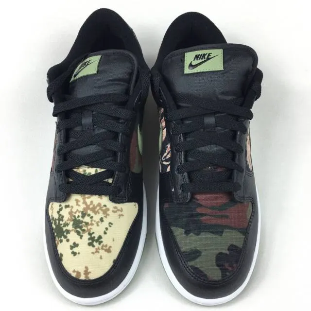 Nike dunk low black multi camo