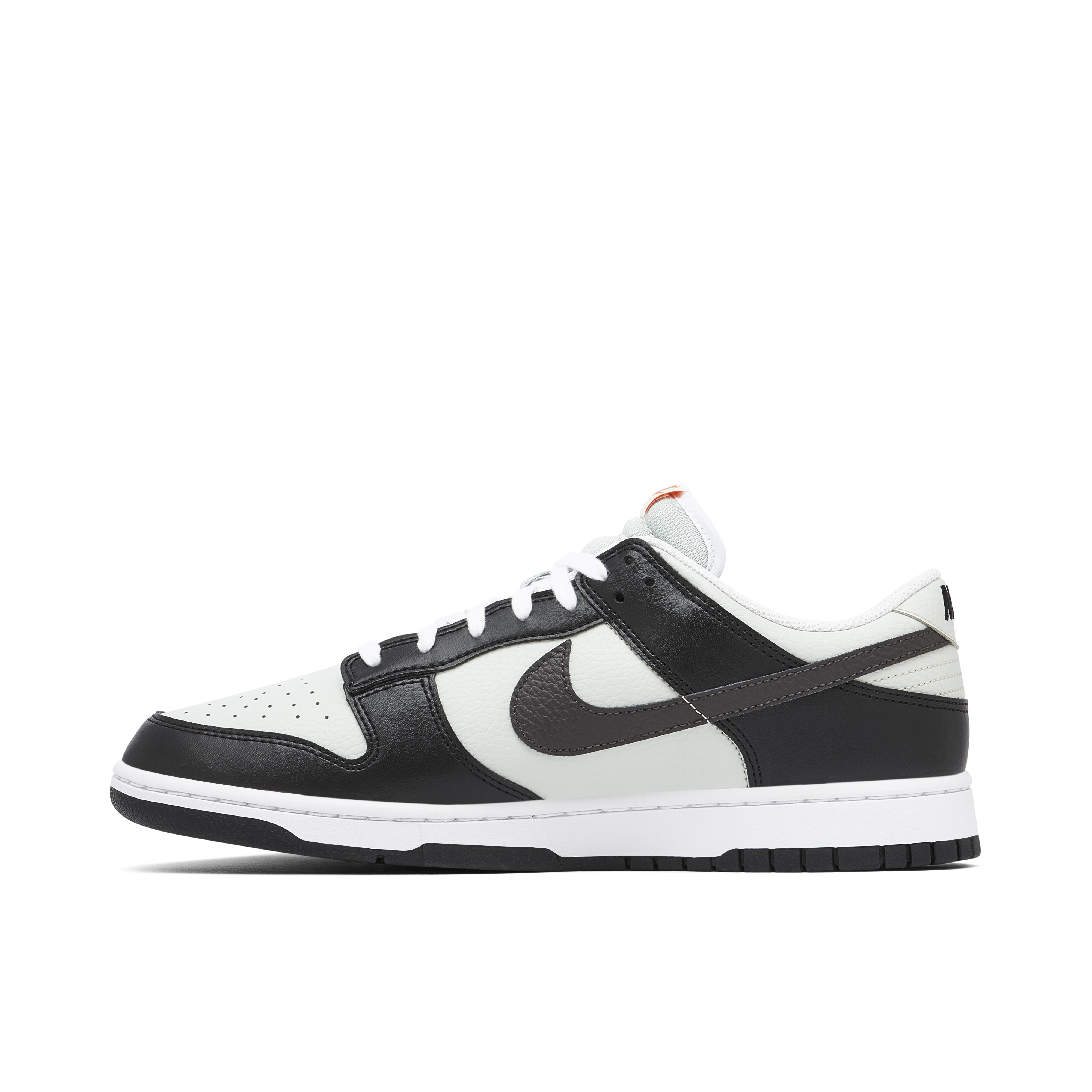 Nike Dunk Low Mini Swoosh Black Grey Orange | FN7808-001 | Laced