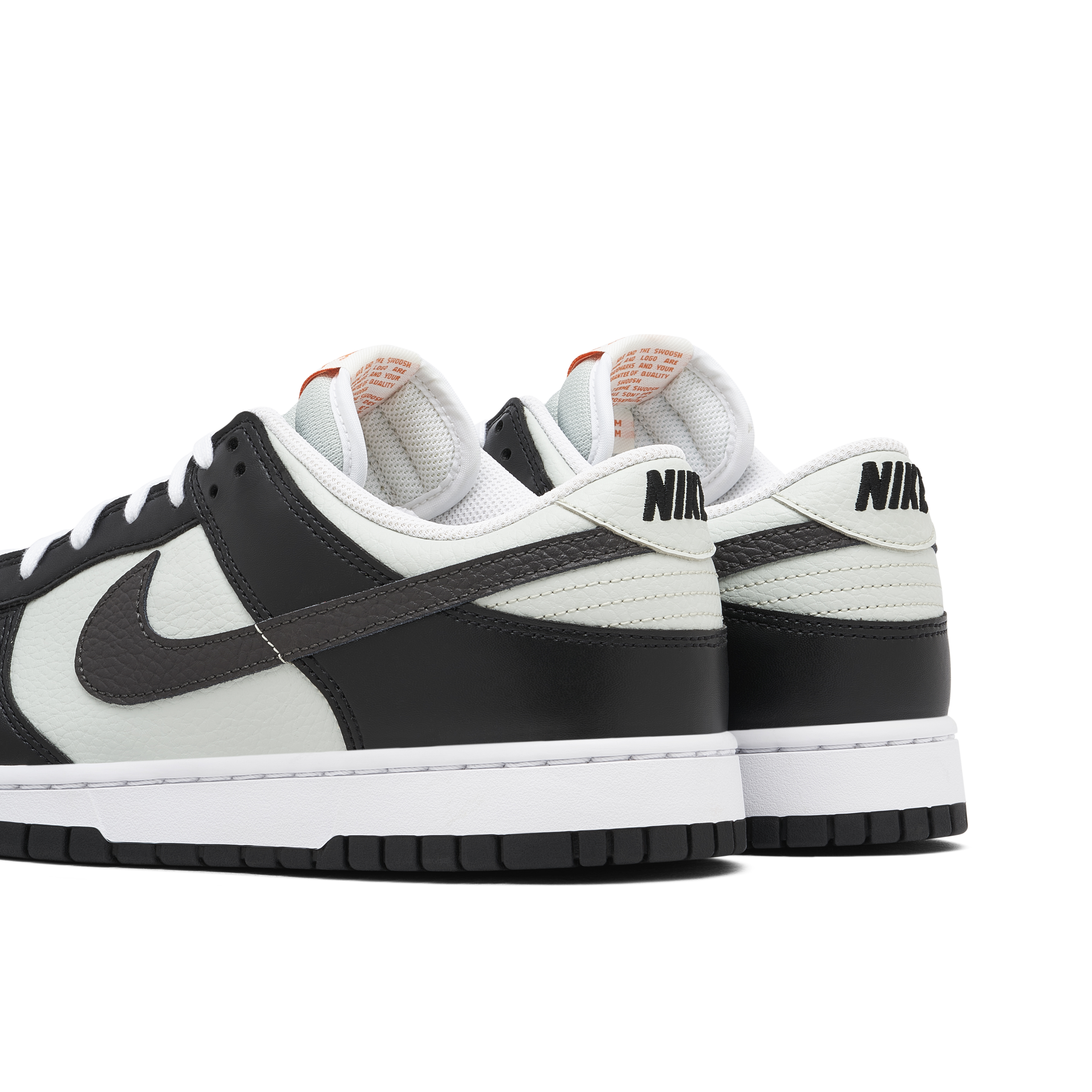 Nike Dunk Low Mini Swoosh Black Grey Orange | FN7808-001 | Laced