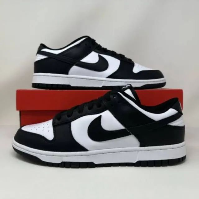 Nike dunk low panda black white men's size 11.5 women's size 13 dd1391-100 new