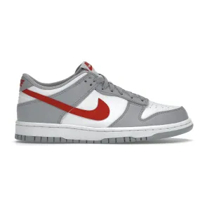 Nike Dunk Low White Grey Red (GS)