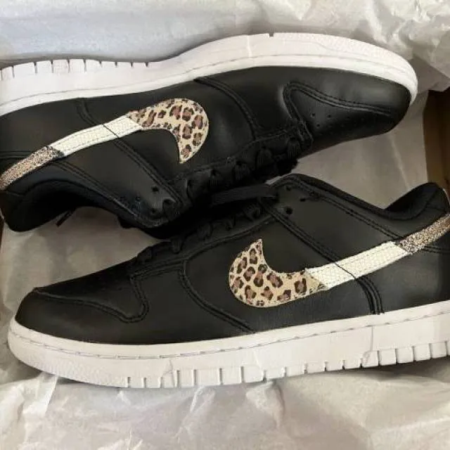 Nike dunk low wmns black leopard