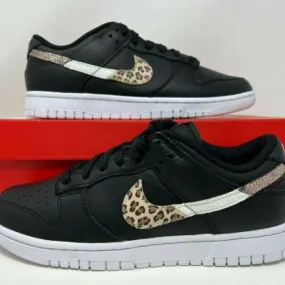 Nike w dunk low se primal black leopard 2021 women's size 9 men's 7.5 dd7099-001