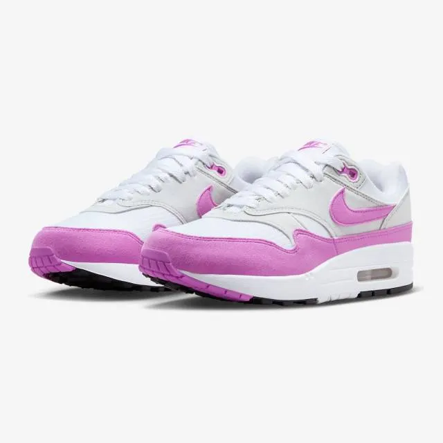 Nike women's air max 1 (fuchsia deam/ purple/ neutral grey/ fuchsia dream/ white/ black) sizes 6-10