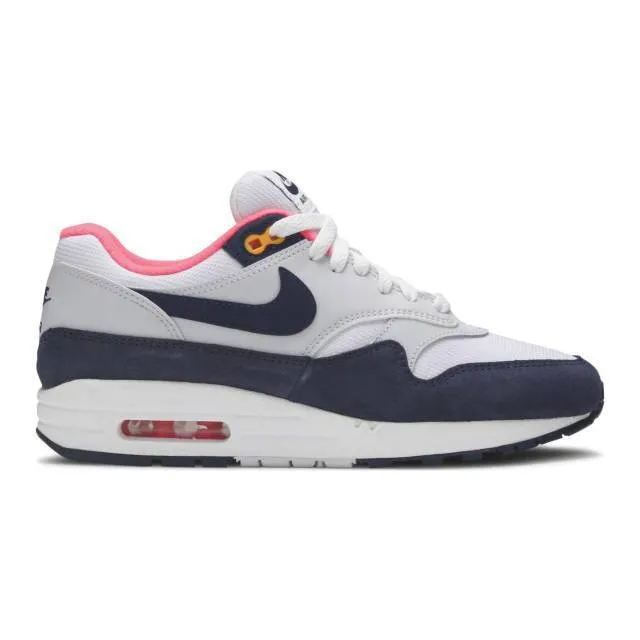 Nike women's air max 1 (midnight navy pink/ blue/ white/ midnight navy/ pure platinum) sizes 5-12 31