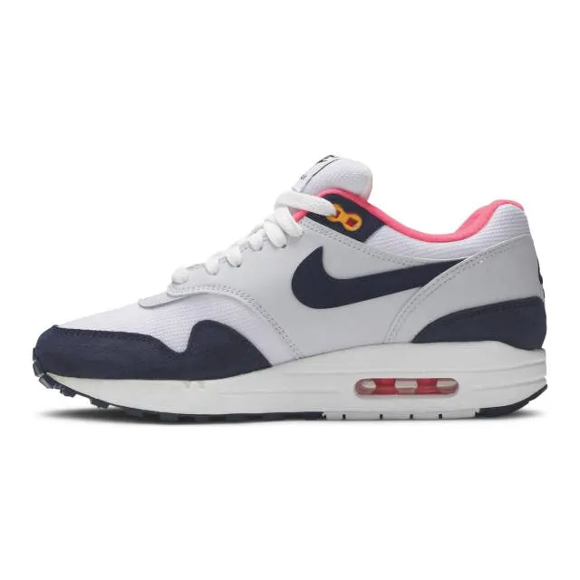 Nike women's air max 1 (midnight navy pink/ blue/ white/ midnight navy/ pure platinum) sizes 5-12 31