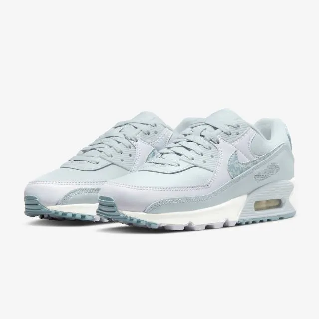 Nike women's air max 90 (aura ocean cube/ camo swoosh/ aura/ ocean cube/ summit white/ aura) sizes 6