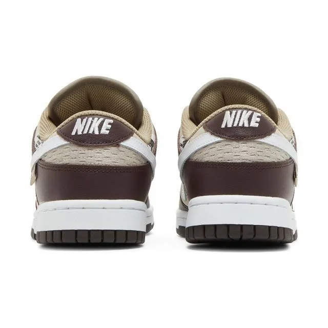 Nike women's dunk low (light orewood brown/ white/ dark brown) sizes 6-10 dx6060-111