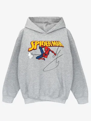 NW2 Spider-Man Spidey With A Book Kids Grey Hoodie | Kids | George at ASDA