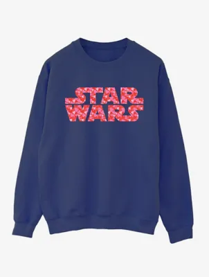 NW2 Star Wars Heart Logo Adult Navy Printed Sweatshirt | Women | George at ASDA