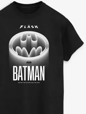 NW2 The Flash Batman Logo Adult Black Printed T-Shirt | Men | George at ASDA