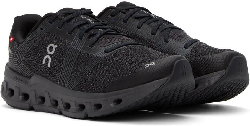 On Black & Gray Cloudgo Sneakers