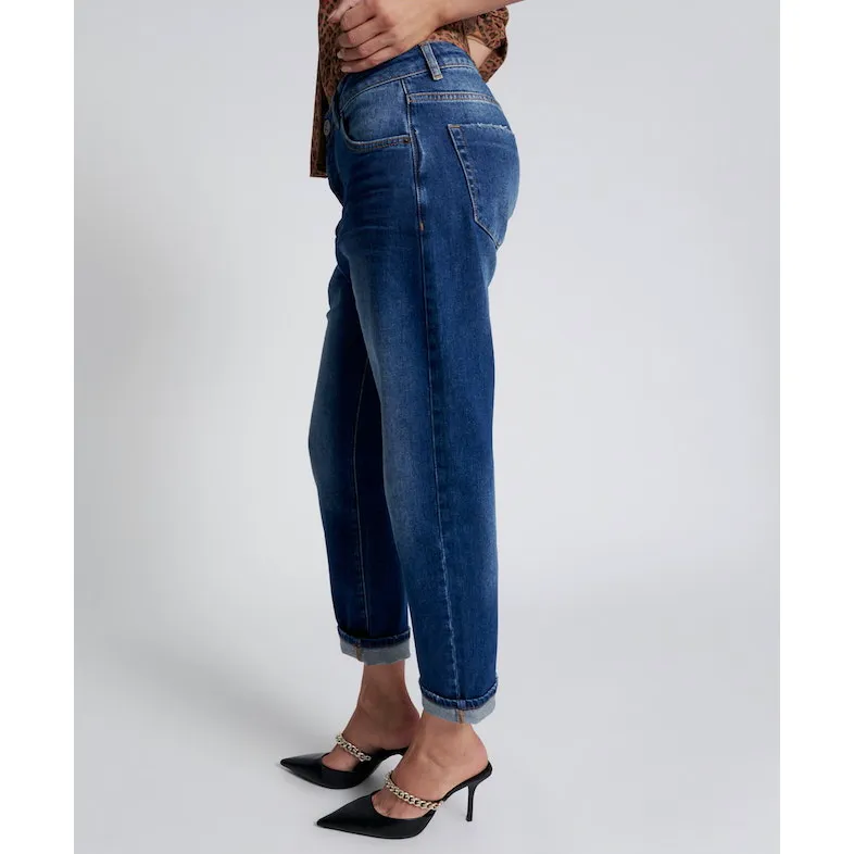 ONE TEASPOON  One Teaspoon Luxe Power Blue Bandit Relaxed Jeans - Power Blue