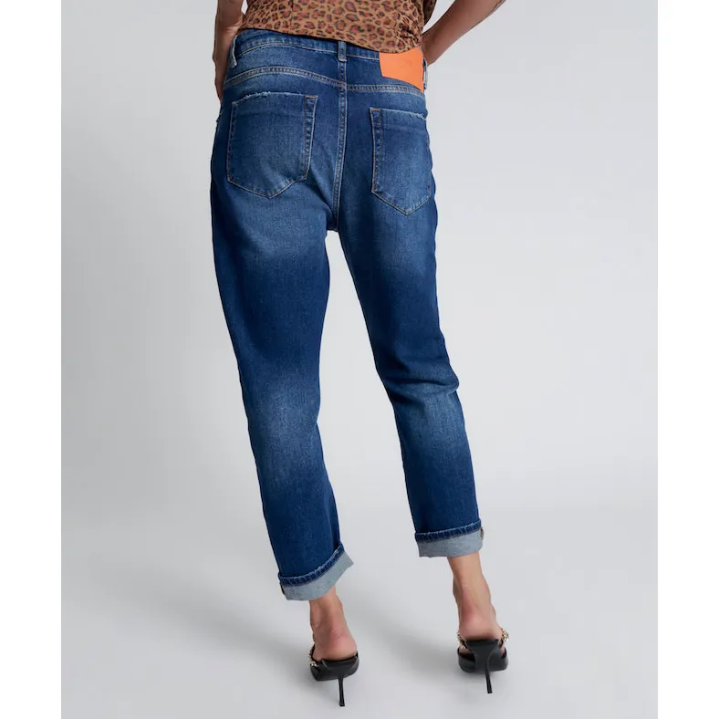 ONE TEASPOON  One Teaspoon Luxe Power Blue Bandit Relaxed Jeans - Power Blue