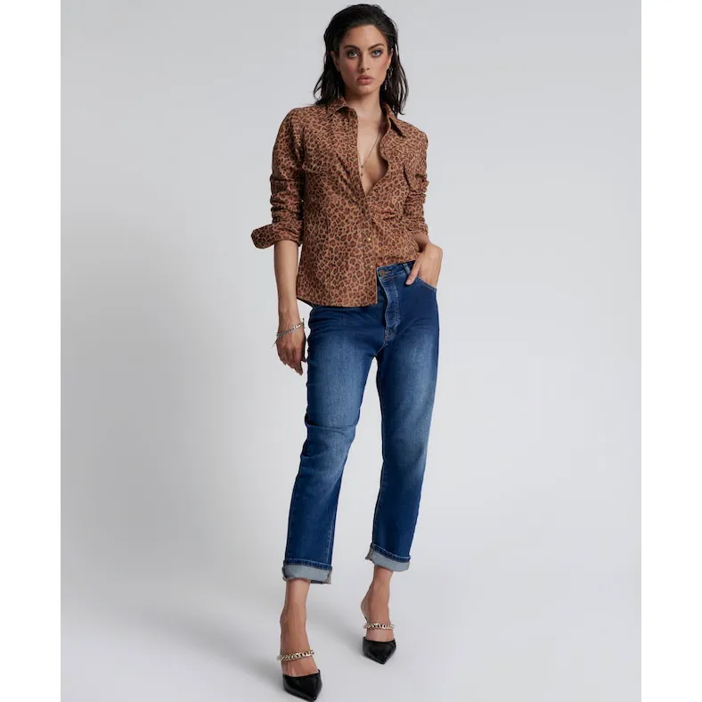 ONE TEASPOON  One Teaspoon Luxe Power Blue Bandit Relaxed Jeans - Power Blue