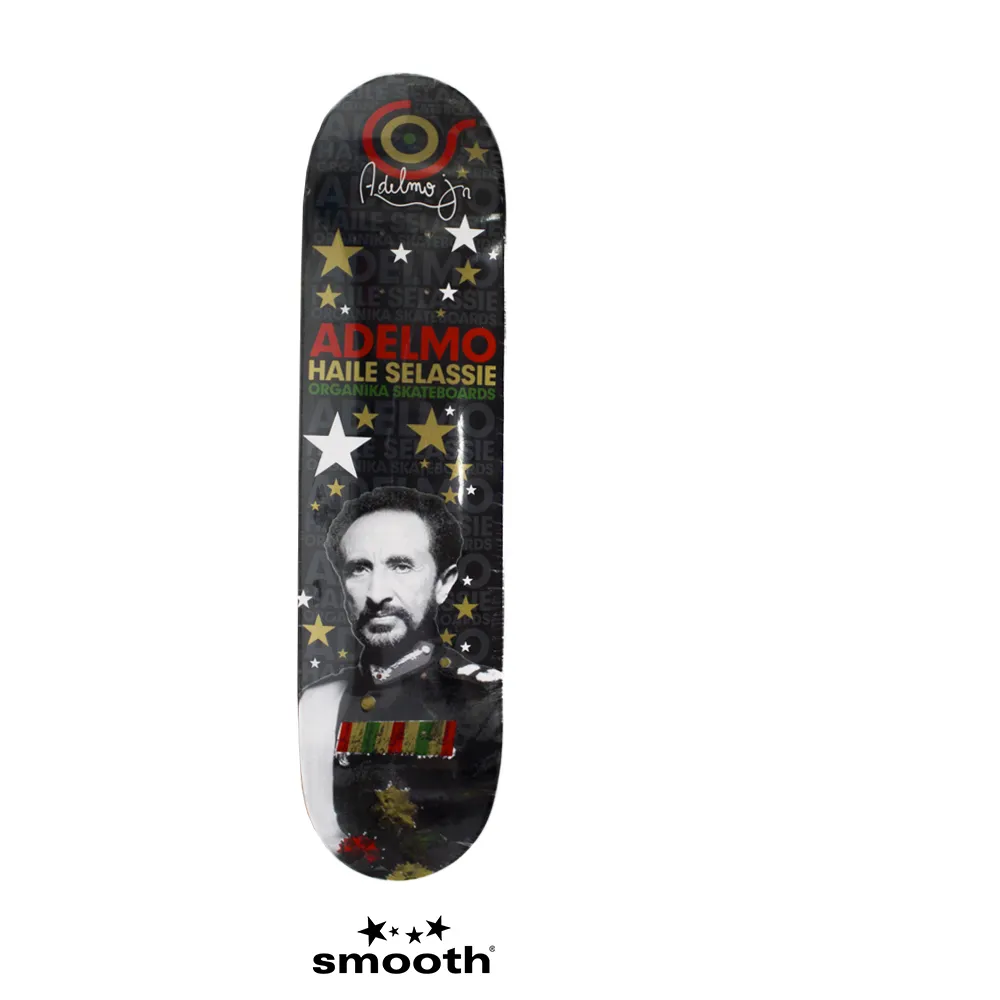 Organika Skateboards Adelmo Hailé Selassié Skateboard Deck 7.6″