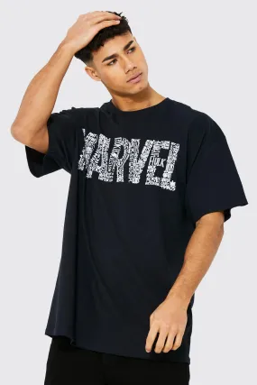 Oversized Marvel Logo T-shirt