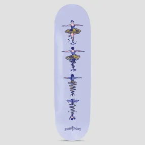 Passport 8.25 Spin Me Round Corkscrew Skateboard Deck Lilac