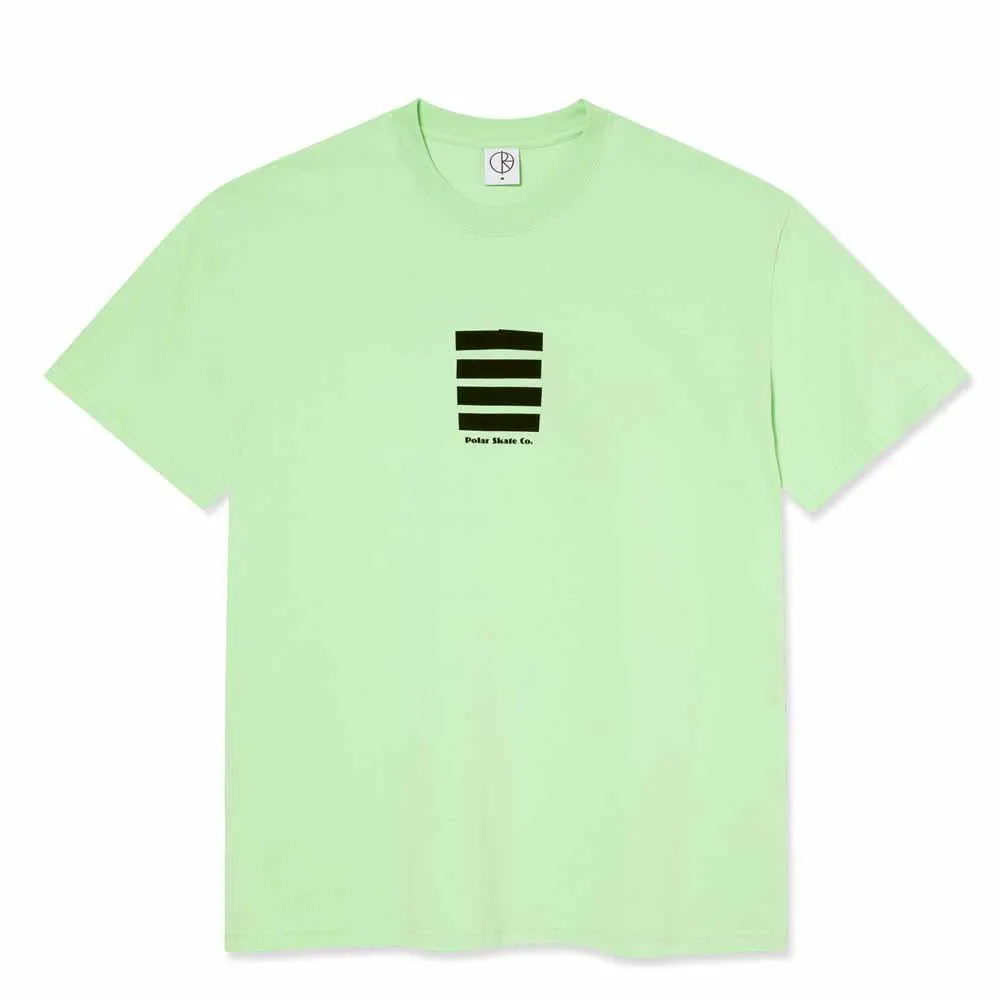 Polar Skateboards Tape & Panther T-Shirt Mint Green